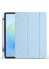 Honor Pad X8A Kılıf Zore Tri Folding Kalem Bölmeli Standlı Kılıf