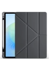 Honor Pad X8A Kılıf Zore Tri Folding Kalem Bölmeli Standlı Kılıf