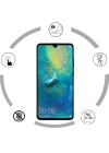 Huawei Mate 20 Zore Kenarları Kırılmaya Dayanıklı Cam Ekran Koruyucu