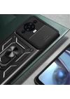 Huawei Nova 12S Kılıf Magnetik Standlı Kamera Korumalı Zore Sürgülü Vega Kapak