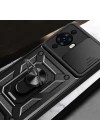 Huawei Nova 12S Kılıf Magnetik Standlı Kamera Korumalı Zore Sürgülü Vega Kapak
