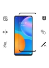 Huawei P Smart 2021 Zore Kenarları Kırılmaya Dayanıklı Cam Ekran Koruyucu
