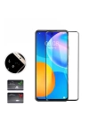 Huawei P Smart 2021 Zore Kenarları Kırılmaya Dayanıklı Cam Ekran Koruyucu