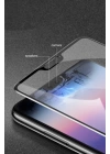 Huawei P20 Pro Zore Kenarları Kırılmaya Dayanıklı Cam Ekran Koruyucu