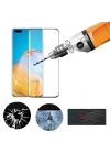 Huawei P40 Zore Kenarları Kırılmaya Dayanıklı Cam Ekran Koruyucu