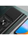Huawei Pura 70 5G Kılıf Magnetik Standlı Kamera Korumalı Zore Sürgülü Vega Kapak
