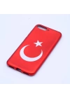 Huawei Y6 2018 Kılıf Zore Bayrak Silikon