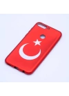 Huawei Y7 2018 Kılıf Zore Bayrak Silikon