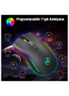 HXSJ A869 7200DPI Ayarlanabilir RGB Işık Gaming Oyuncu Mouse