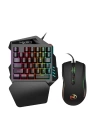 HXSJ V100+ A869 Gaming 7200 DPI 7  RGB ışıklı Oyuncu Klavye+Oyuncu Mouse