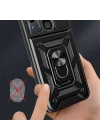 İnfinix Hot 20i Kılıf Magnetik Standlı Kamera Korumalı Zore Sürgülü Vega Kapak