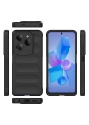 İnfinix Hot 40 Kılıf Esnek TPU Oyuklu Arka Yüzey Tasarımlı Zore Etnik Silikon Kapak