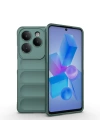 İnfinix Hot 40 Pro Kılıf Esnek TPU Oyuklu Arka Yüzey Tasarımlı Zore Etnik Silikon Kapak