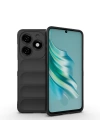 İnfinix Hot 40i Kılıf Esnek TPU Oyuklu Arka Yüzey Tasarımlı Zore Etnik Silikon Kapak