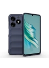 İnfinix Hot 40i Kılıf Esnek TPU Oyuklu Arka Yüzey Tasarımlı Zore Etnik Silikon Kapak