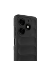 İnfinix Hot 40i Kılıf Esnek TPU Oyuklu Arka Yüzey Tasarımlı Zore Etnik Silikon Kapak