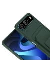 İnfinix Hot 60i 5G Kılıf Kartlıklı TPU Zore Bikart Kapak
