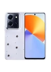 İnfinix Note 30 5G Kılıf Airbag Tasarımlı Simli Şeffaf Zore Kutup Kapak