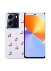 İnfinix Note 30 5G Kılıf Airbag Tasarımlı Simli Şeffaf Zore Kutup Kapak