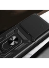 İnfinix Note 40 Pro Kılıf Magnetik Standlı Kamera Korumalı Zore Sürgülü Vega Kapak