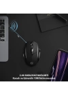 İNPHİC PM6 Kablosuz Fare, Şarj Edilebilir Sessiz Kullanım 2.4G 700 mAh USB Mouse