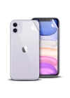 İPhone 11 6.1 Film Ön Arka Full Koruyucu Membran Nano Hidrojel Koruyucu Set