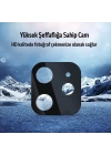 İPhone 12 6.1 2İN1 Full Glue Tempered Cam Ekran Koruyucu +Kamera Lens Set