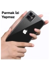 iPhone 12 6.1inç Renkli Kenar Şeffaf Kılıf Kamera Korumalı Kılıf