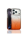 iPhone 17 Pro Max için Degrade Özel Korumalı Kılıf - Turuncu