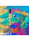 İPhone X Xs Tayvan Kalite Creativ Art,Sanat Telefon Kaplaması Sticker