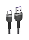 KUULAA USB Type-C 3A Hızlı Şarj 0.50CM Kısa Usb Şarj Kablosu