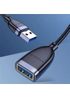 KUULAA USB3.0 2A Male to Female 15cm Dişi-Erkek Dönüştürücü Kablo