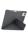 Lenovo Idea Tab Plus 12.1 Kılıf Zore Tri Folding Kalem Bölmeli Standlı Kılıf