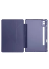 Lenovo Idea Tab Pro 12.7 TB-373FU Kılıf Zore Tri Folding Kalem Bölmeli Standlı Kılıf