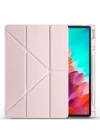 Lenovo Idea Tab Pro 12.7 TB-373FU Kılıf Zore Tri Folding Kalem Bölmeli Standlı Kılıf