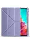 Lenovo Idea Tab Pro 12.7 TB-373FU Kılıf Zore Tri Folding Kalem Bölmeli Standlı Kılıf