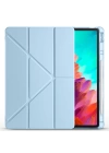 Lenovo Idea Tab Pro 12.7 TB-373FU Kılıf Zore Tri Folding Kalem Bölmeli Standlı Kılıf