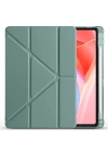 Lenovo Tab TB-311FU Kılıf Zore Tri Folding Kalem Bölmeli Standlı Kılıf