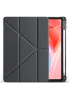 Lenovo Tab TB-311FU Kılıf Zore Tri Folding Kalem Bölmeli Standlı Kılıf