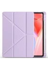 Lenovo Tab TB-311FU Kılıf Zore Tri Folding Kalem Bölmeli Standlı Kılıf