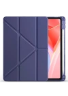 Lenovo Tab TB-311FU Kılıf Zore Tri Folding Kalem Bölmeli Standlı Kılıf