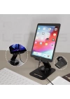 Lenyes CR139 Ayarlanabilir Katlanabilir Dönebilen Metal Telefon ve Tablet Standı