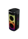 Lenyes S882 Su Geçirmez Mikrofonlu Çoklu Giriş RGB Işıklı TWS Karaoke FM Bluetooth Hoparlör v5.3