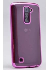 LG K10 Kılıf Zore Lazer Kaplama Silikon