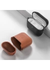 More TR Apple Airpods Kılıf Wiwu Calfskin Kılıf