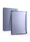 More TR Apple iPad 10.2 (8.Nesil) Kılıf Zore Tri Folding Kalem Bölmeli Standlı Kılıf