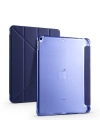 More TR Apple iPad 10.2 (8.Nesil) Kılıf Zore Tri Folding Kalem Bölmeli Standlı Kılıf