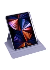 More TR Apple iPad 10.9 2022 (10.Nesil) Kılıf Zore Termik Kalem Bölmeli Dönebilen Standlı Kılıf