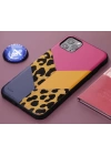 More TR Apple iPhone 12 Kılıf Kajsa Glamorous Serisi Leopard Combo Kapak