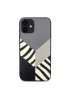 More TR Apple iPhone 12 Kılıf Kajsa Glamorous Serisi Zebra Combo Kapak